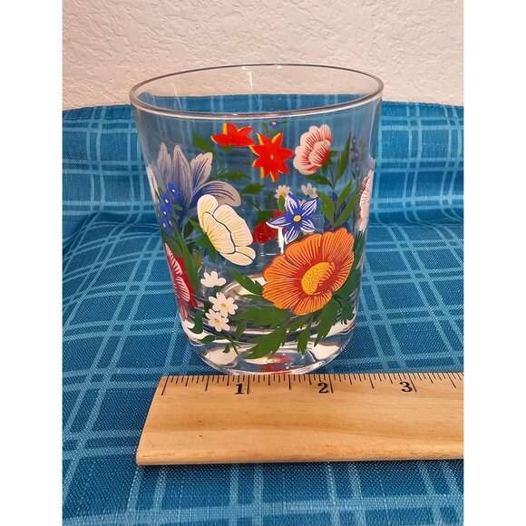 Reims France Floral replacement Juice glass or votive holder - Picture 10 of 10